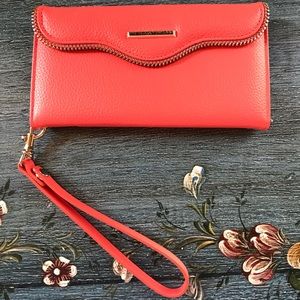 iPhone 7Plus REBECCA MINKOFF leather wristlet!